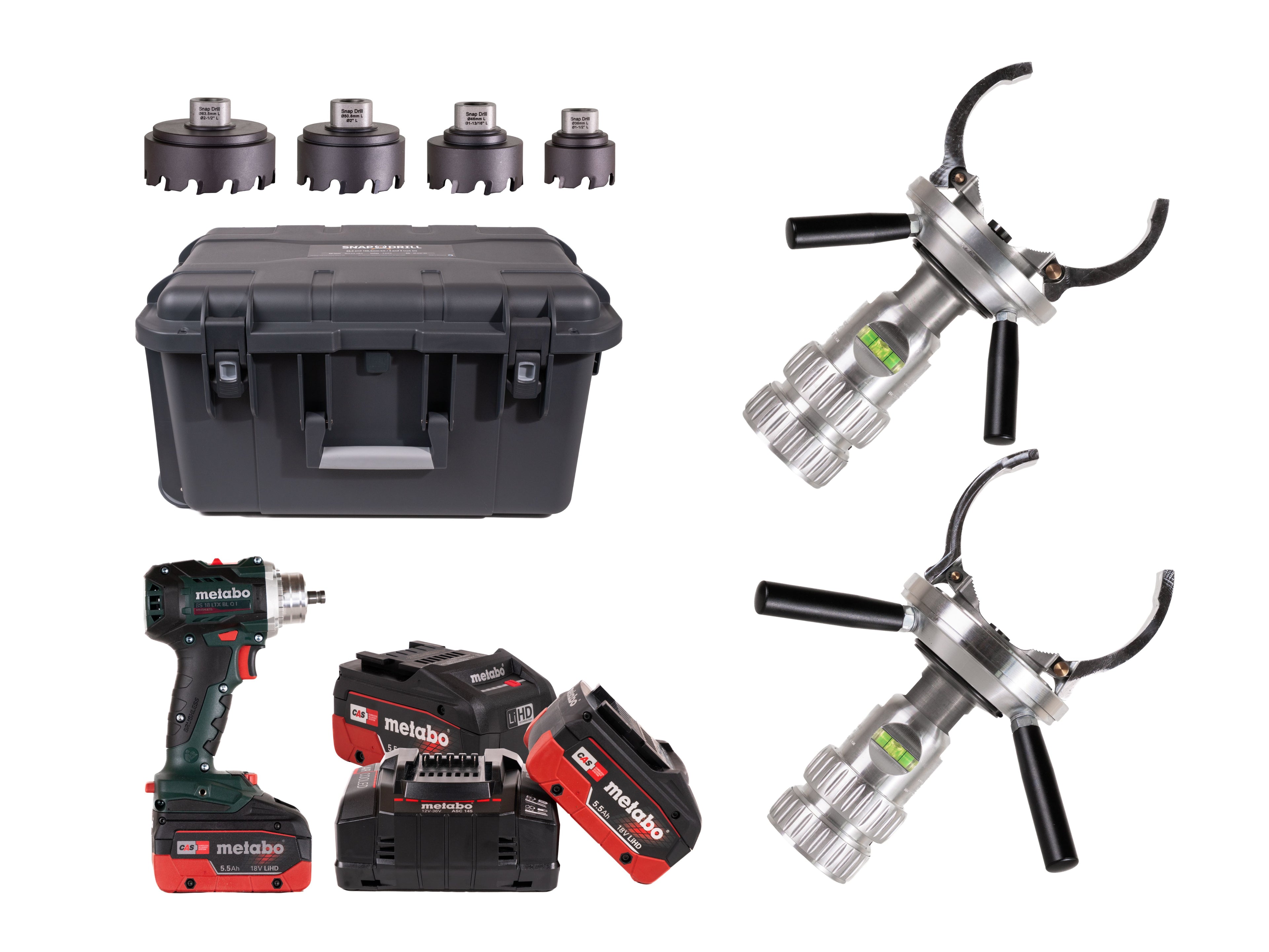 4-inch and 3-inch SnapDrill Asian Kit